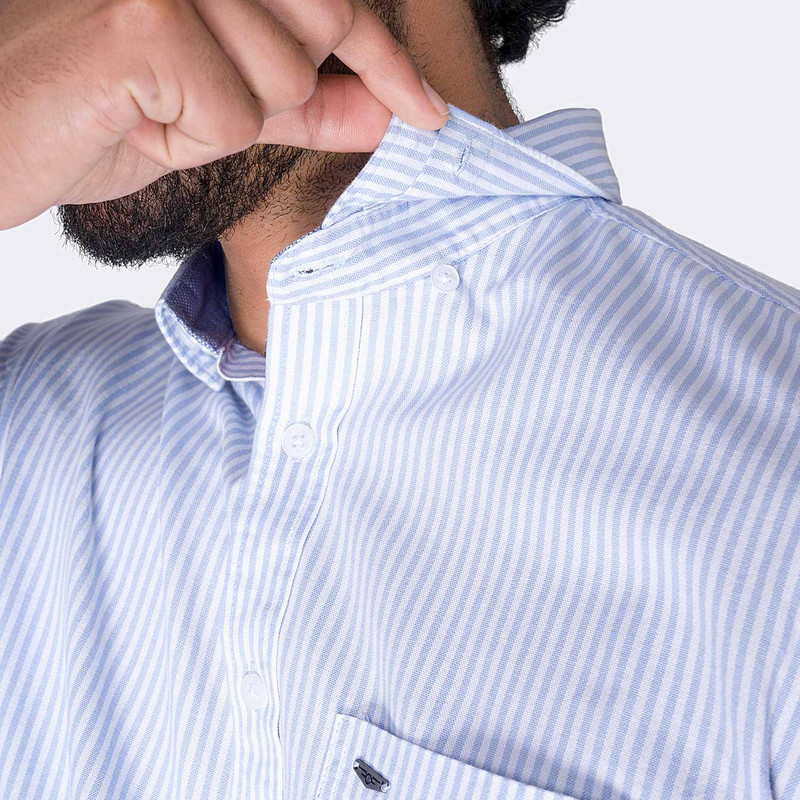CAMISA LISTADA HOMBRE LARSEN001ML - 4