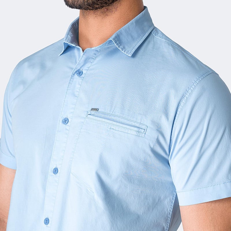 CAMISA POPELINA STRETCH HOMBRE PATRICIOH MC - 2