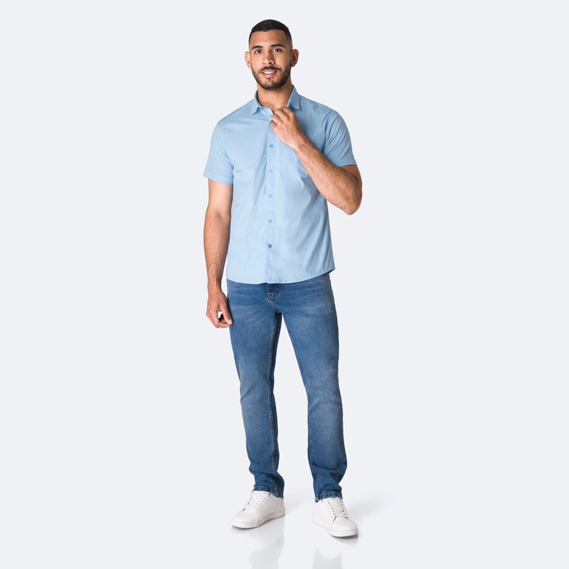 CAMISA POPELINA STRETCH HOMBRE PATRICIOH MC - 4