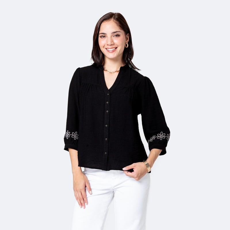 BLUSAS POPELINA MUJER BRIYET - 1