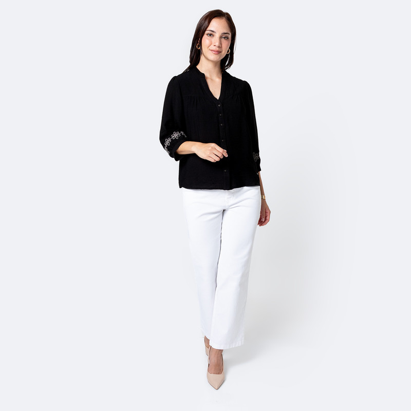 BLUSAS POPELINA MUJER BRIYET - 4