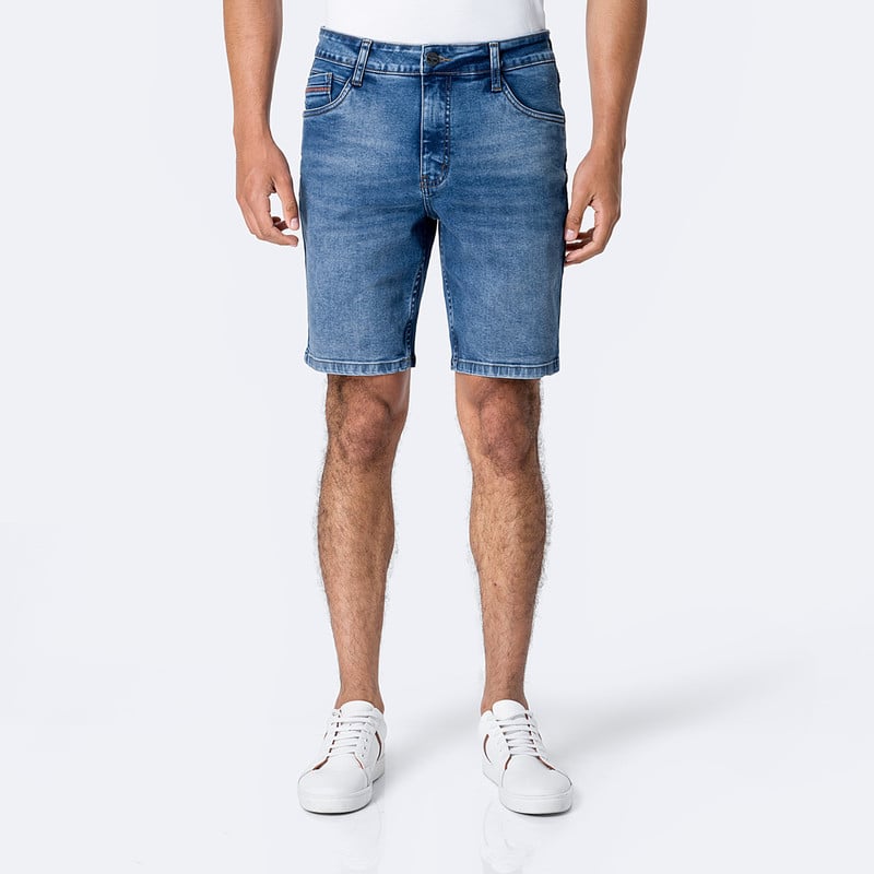 BERMUDA DENIM STRETCH HOMBRE PPEPE - 1
