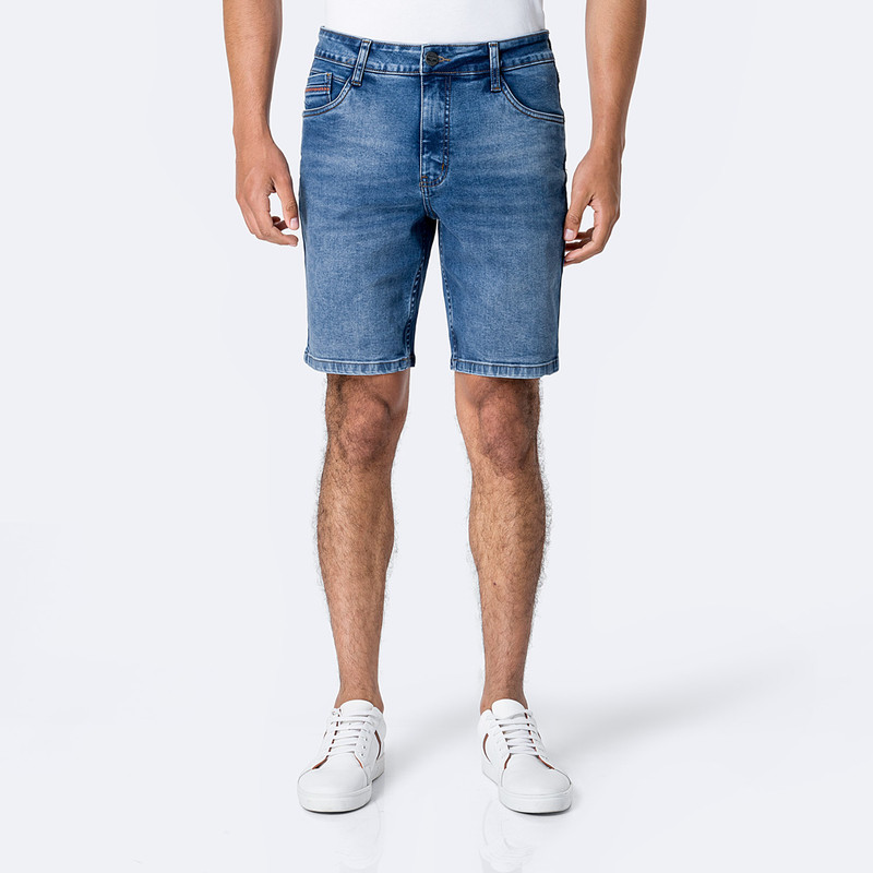BERMUDA DENIM STRETCH HOMBRE PPEPE - 1