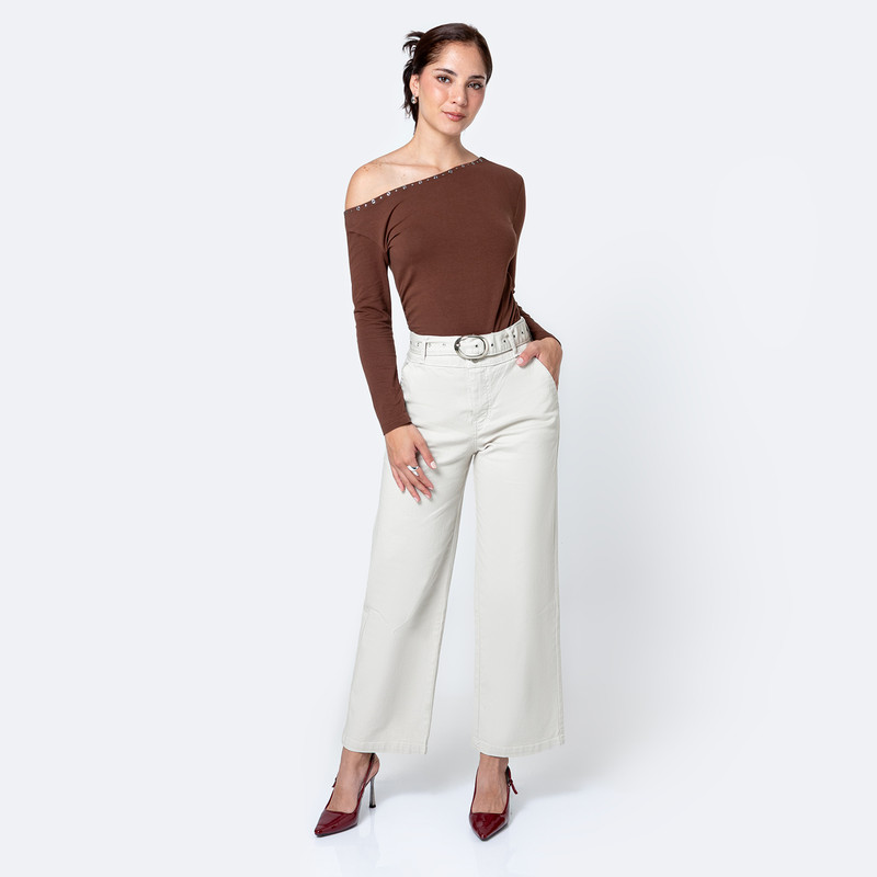PANTALON DRILL STRETCH MUJER JISELI - 2