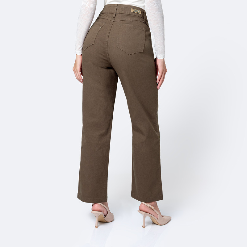 PANTALON DRILL STRETCH MUJER HAISHE - 3