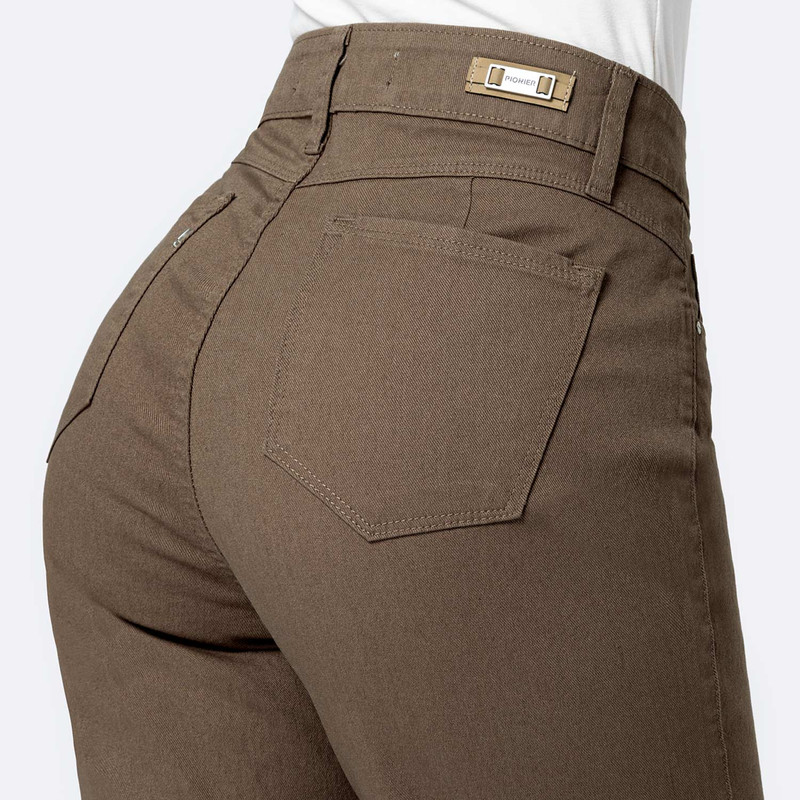PANTALON DRILL STRETCH MUJER HAISHE - 5