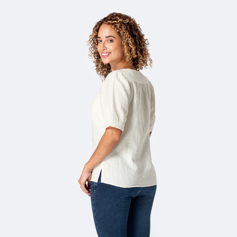 BLUSAS POPELINA MUJER BLEY MT - 3