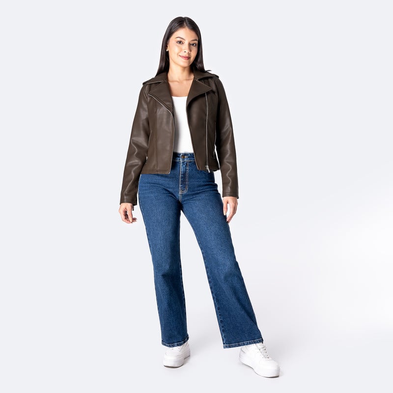 CASACA CUERINA MUJER TAMAR - 5