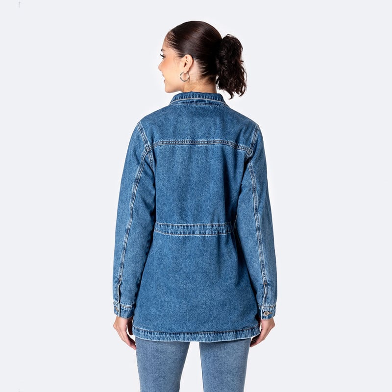 CASACA DENIM MUJER YLVAH - 3
