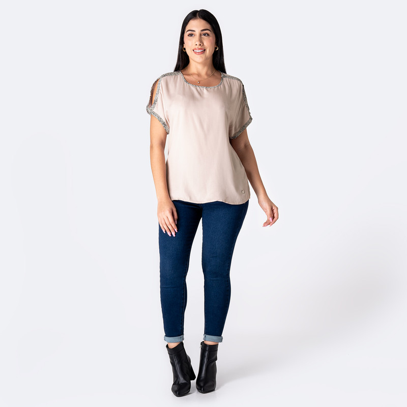 BLUSAS POPELINA MUJER ORIANEH - 4