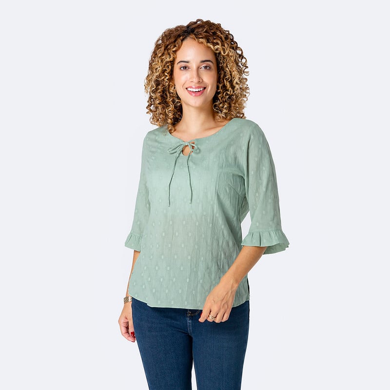 BLUSAS LINO MUJER PAZ MT - 1
