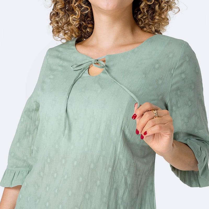 BLUSAS LINO MUJER PAZ MT - 2