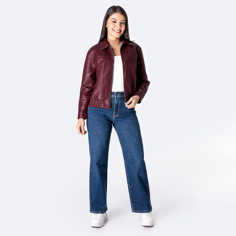 CASACA CUERINA MUJER DAHELYN - 4