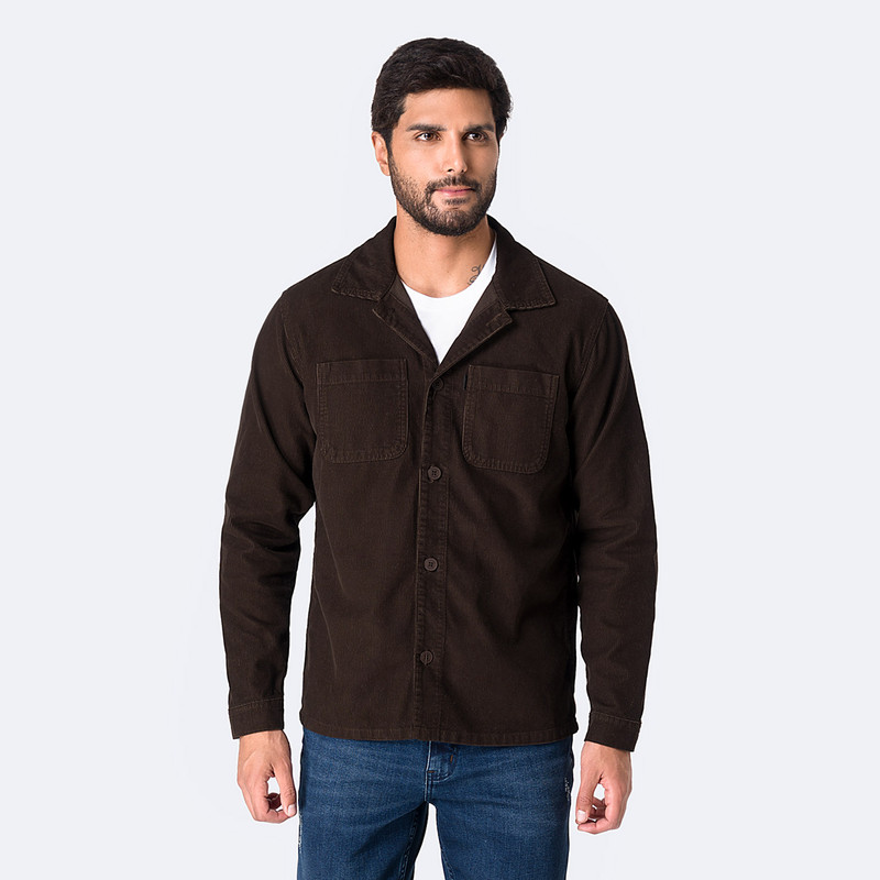 CAMISA CORDUROY HOMBRE RENZOH - 1
