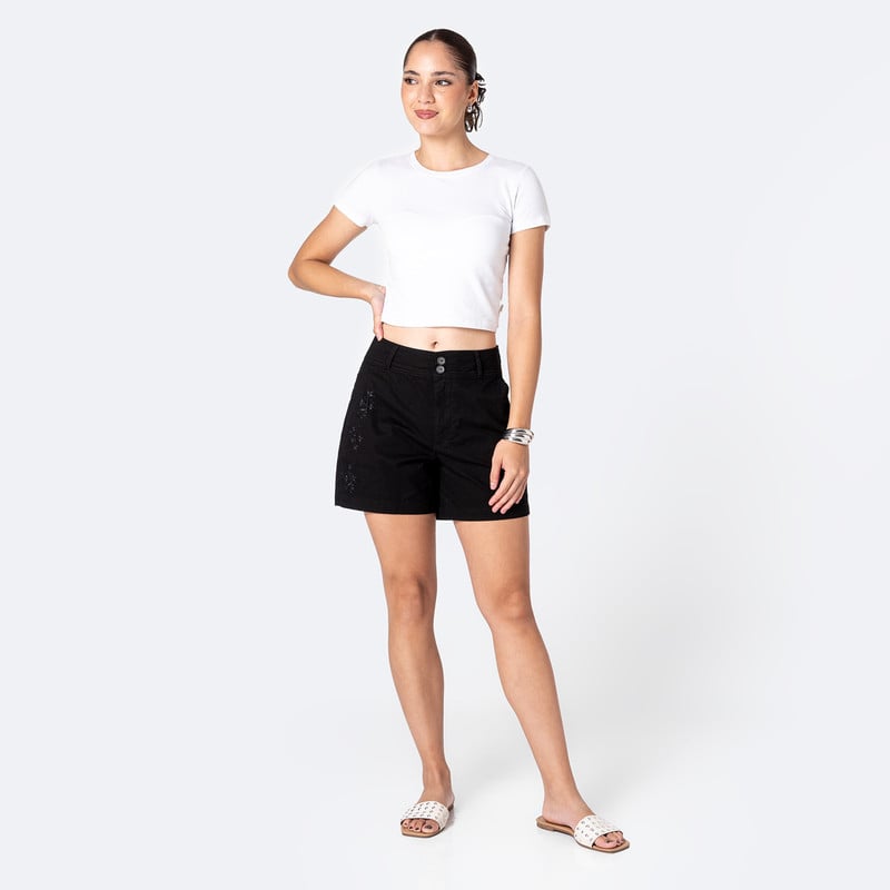 SHORT TAFETA MUJER CHESIRA - 2
