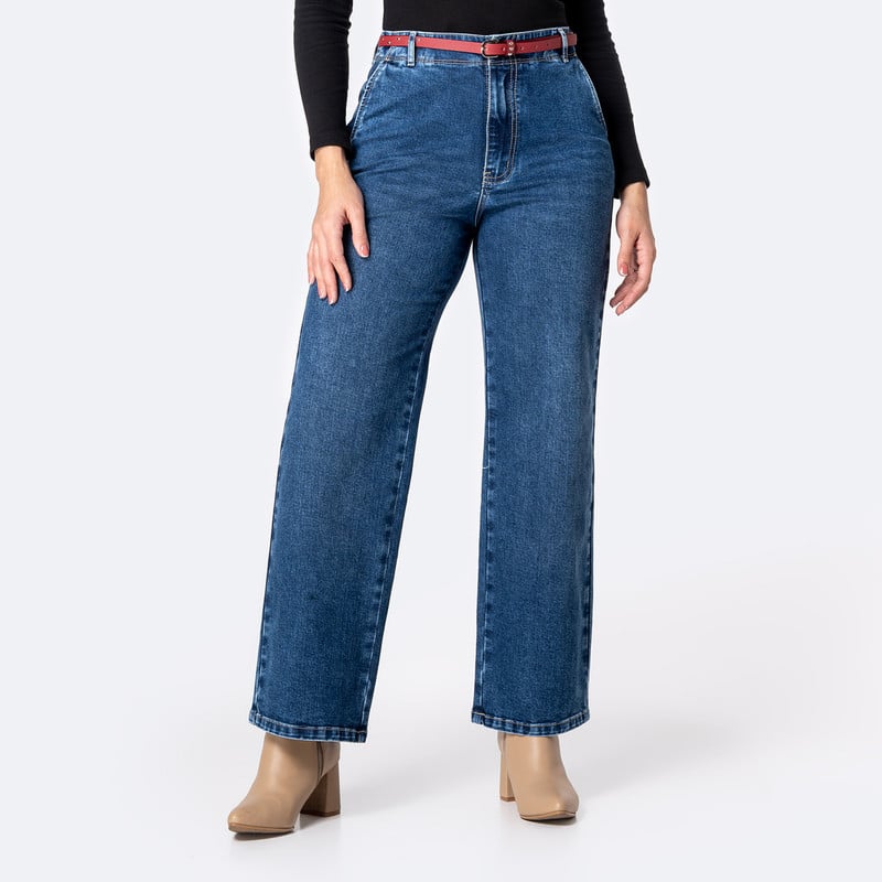 PANTALON DENIM STRETCH MUJER JHOANYH - 1