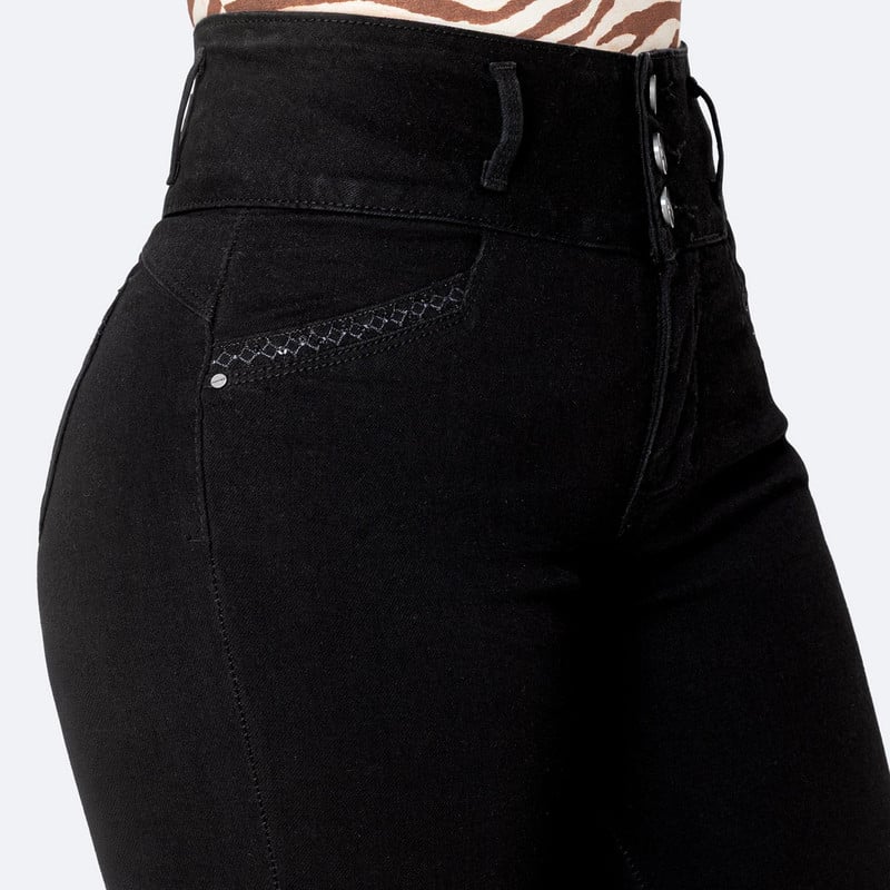 PANTALON DENIM STRETCH MUJER YUNARA - 4
