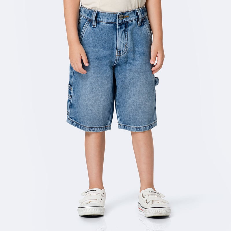 BERMUDA CARGO DENIM NIÑO EDGARH - 1