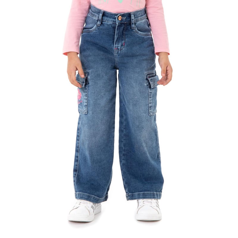 PANTALON DENIM STRETCH NIÑA LILIAA - 1