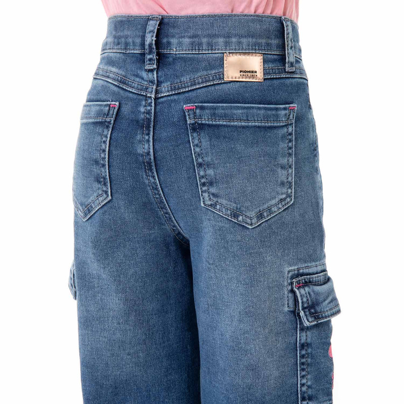 PANTALON DENIM STRETCH NIÑA LILIAA - 5