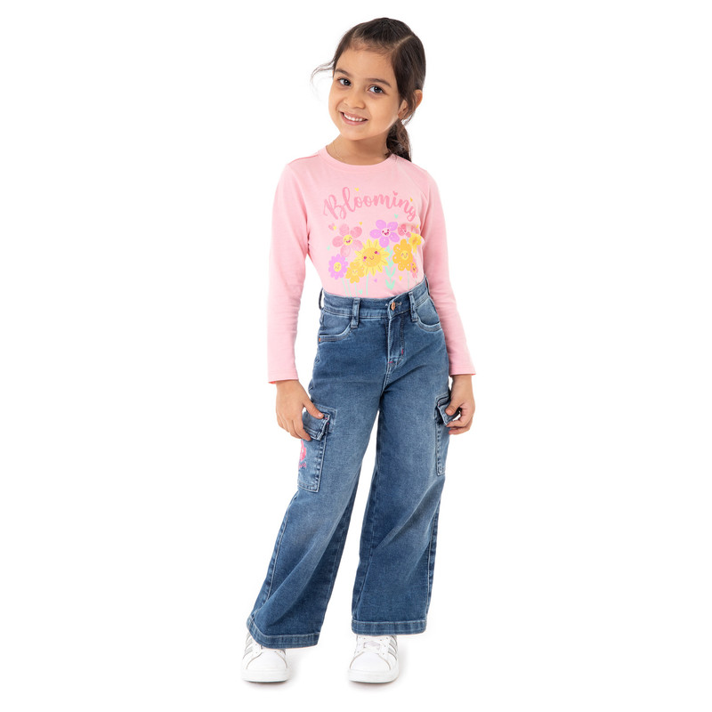PANTALON DENIM STRETCH NIÑA LILIAA - 6