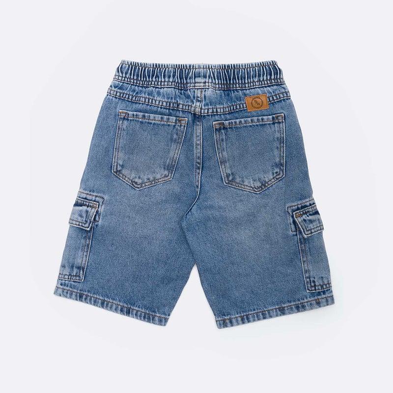 BERMUDA CARGO DENIM NIÑO DAMIANHH - 3