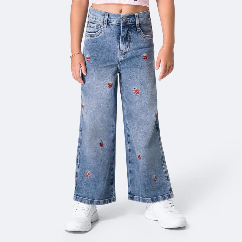 PANTALON DENIM STRETCH NIÑA KATIHA - 1