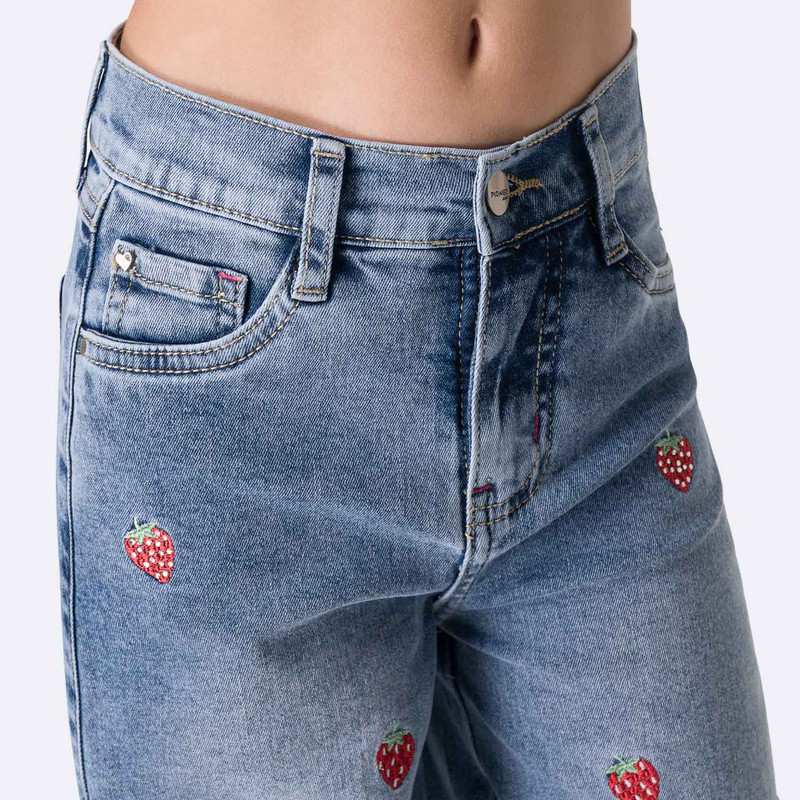 PANTALON DENIM STRETCH NIÑA KATIHA - 4