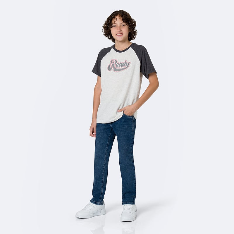 PANTALON DENIM STRETCH NIÑO RHIBAS - 2