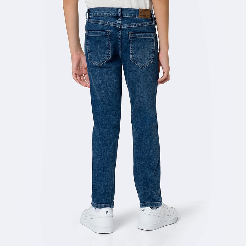 PANTALON DENIM STRETCH NIÑO RHIBAS - 3