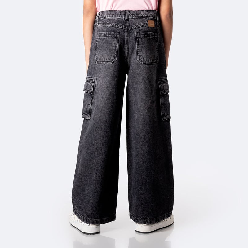 PANTALON DENIM NIÑA LUIZAA-RIGIDO - 3