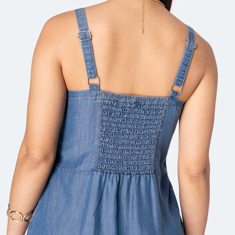 VESTIDOS DENIM MUJER GINDARA - 6