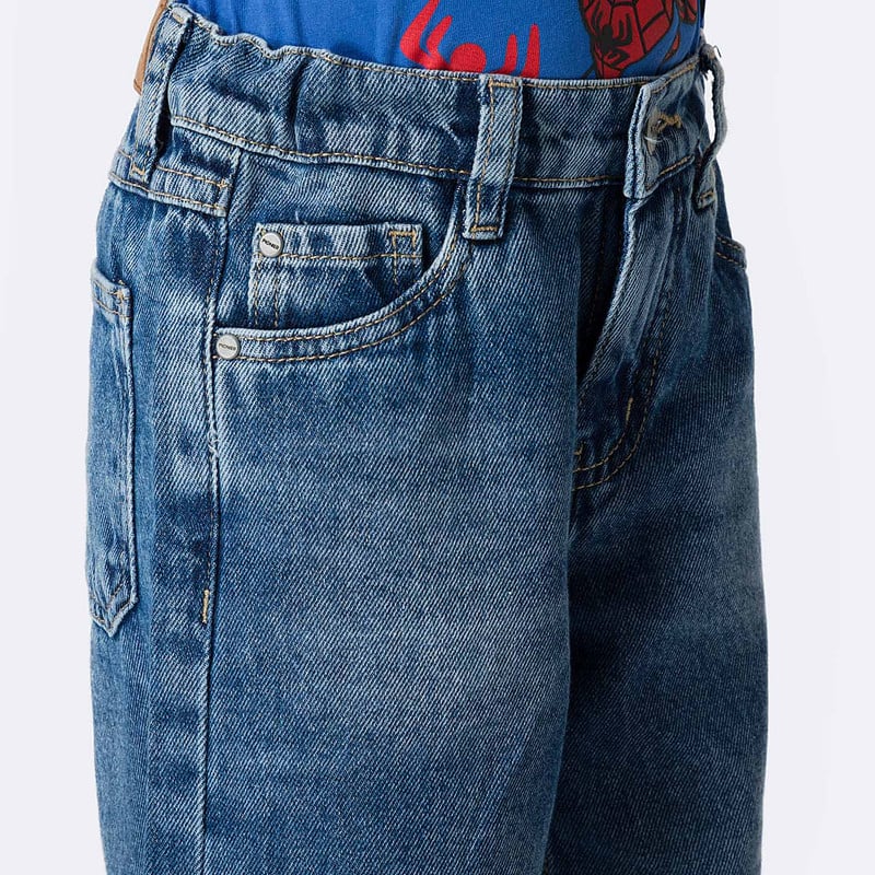 PANTALON DENIM STRETCH NIÑO CARLOHH - 4