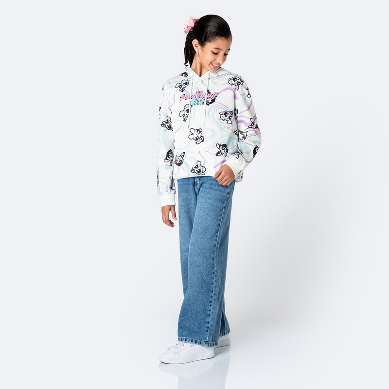HOODIE FRANELA NIÑA COMELY-POWER PUFF - 4