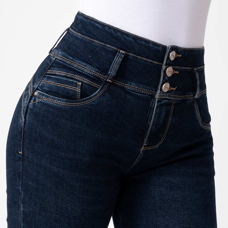 CROPPED DENIM STRETCH MUJER ADRIANIS - 4