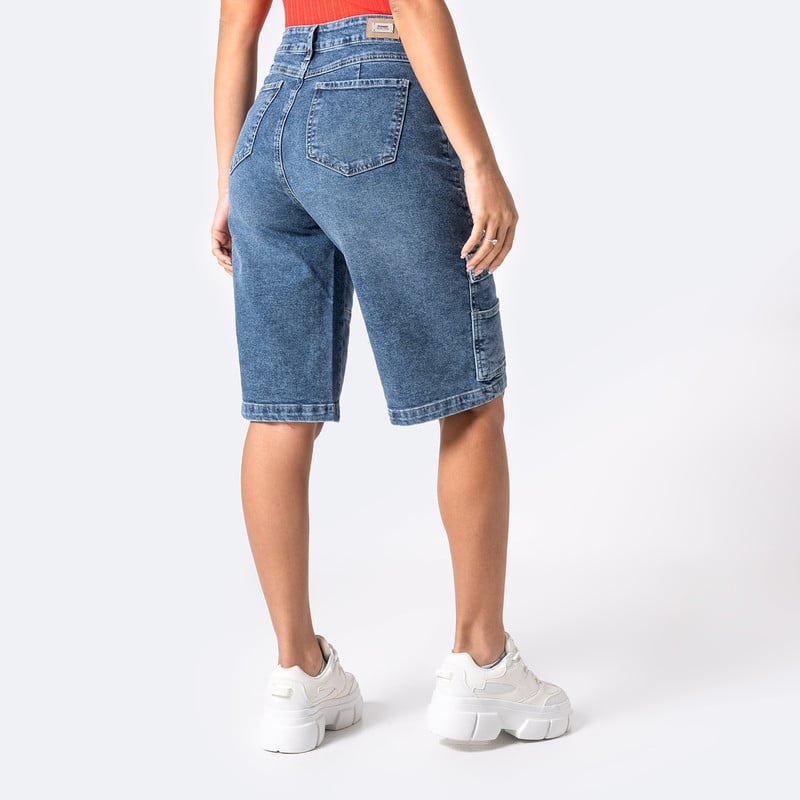CROPPED DENIM STRETCH MUJER JELAM - 3