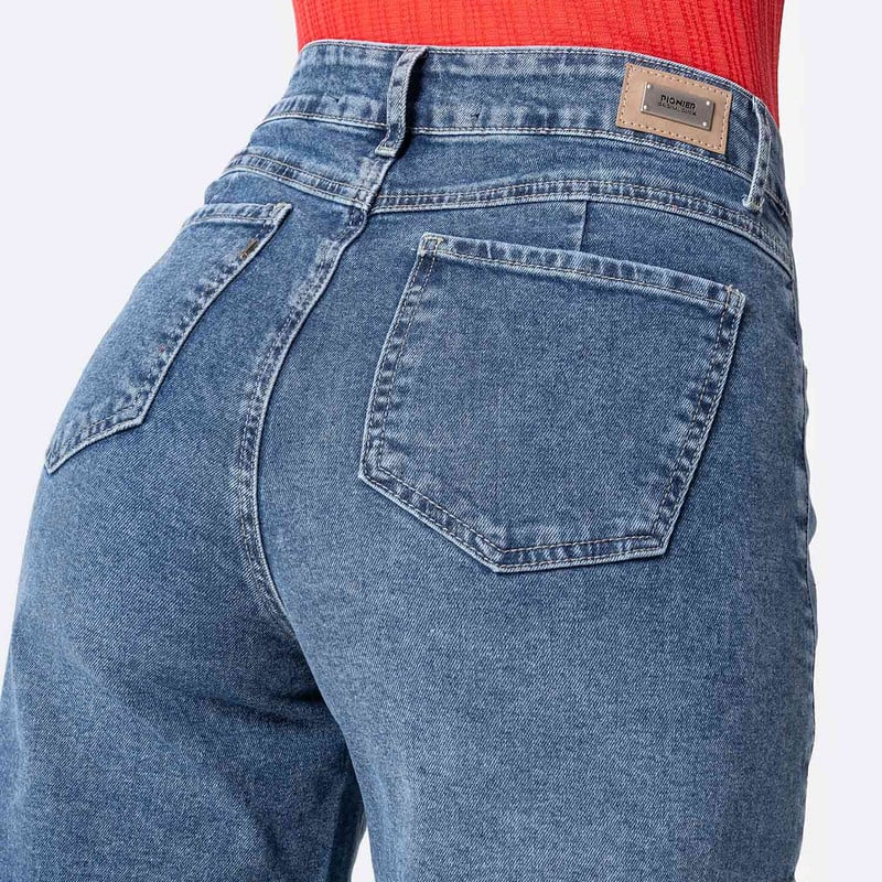 CROPPED DENIM STRETCH MUJER JELAM - 5