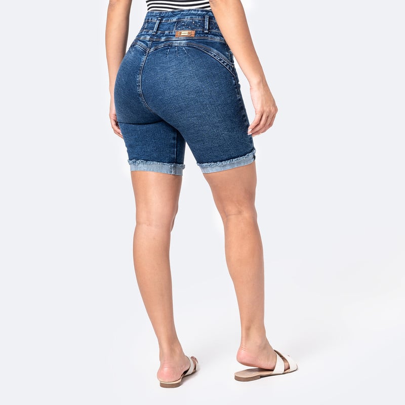 CROPPED DENIM STRETCH MUJER YENNIFER - 3