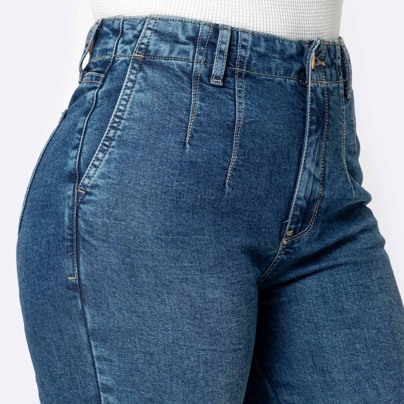 PANTALON DENIM STRETCH MUJER KERAL - 4