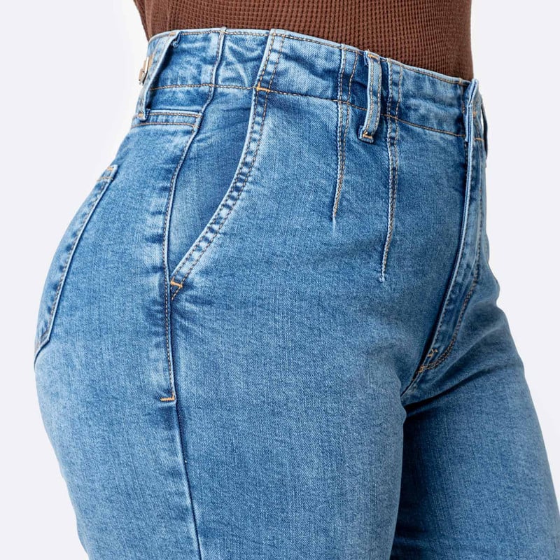PANTALON DENIM STRETCH MUJER KERAL - 4
