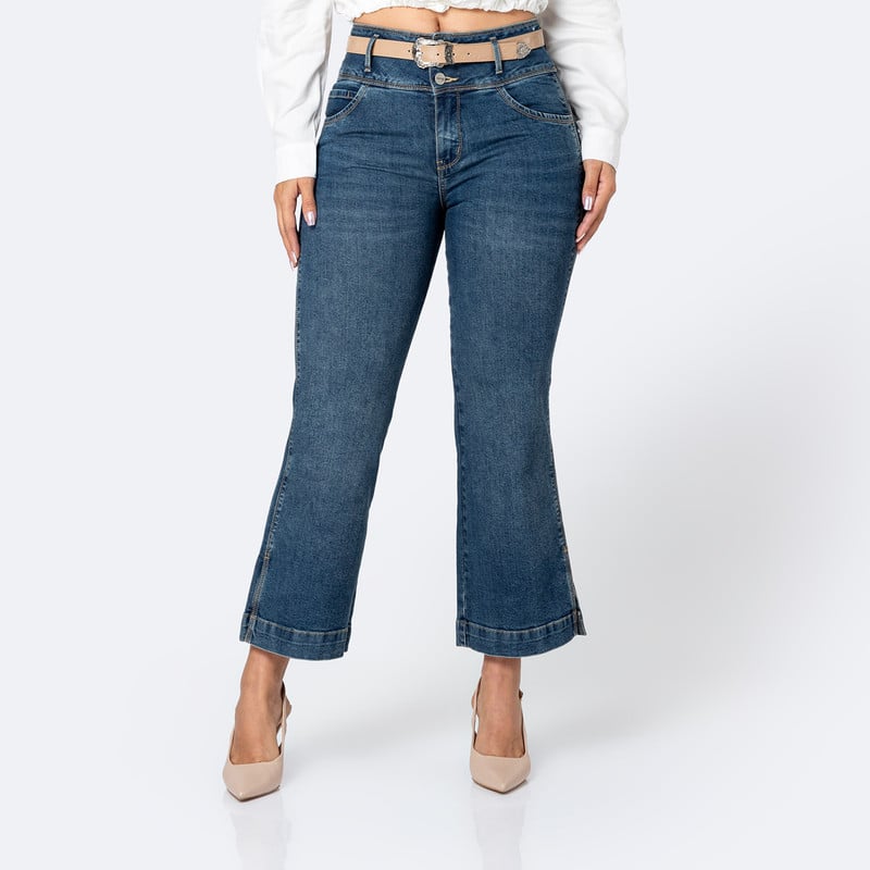 PANTALON DENIM STRETCH MUJER DANILE - 1