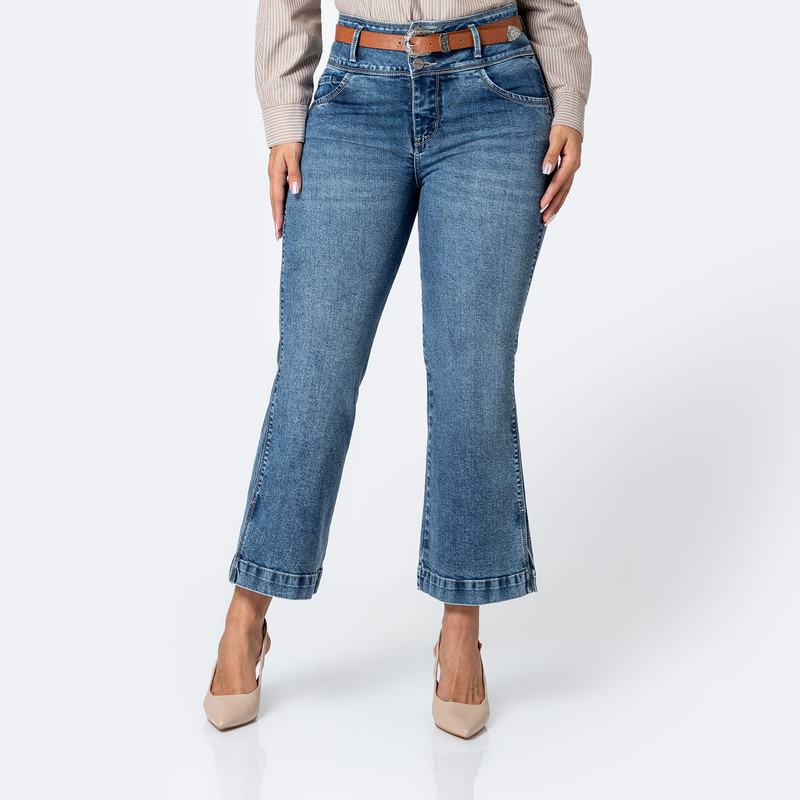 PANTALON DENIM STRETCH MUJER DANILE - 1