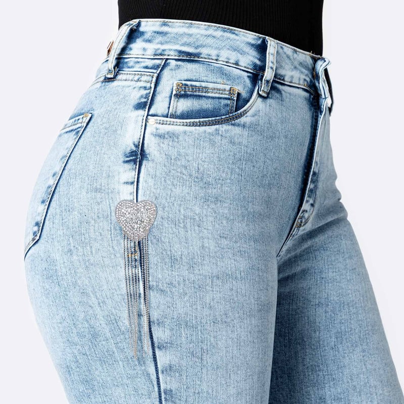 PANTALON DENIM STRETCH MUJER HALLY-LOVE - 4