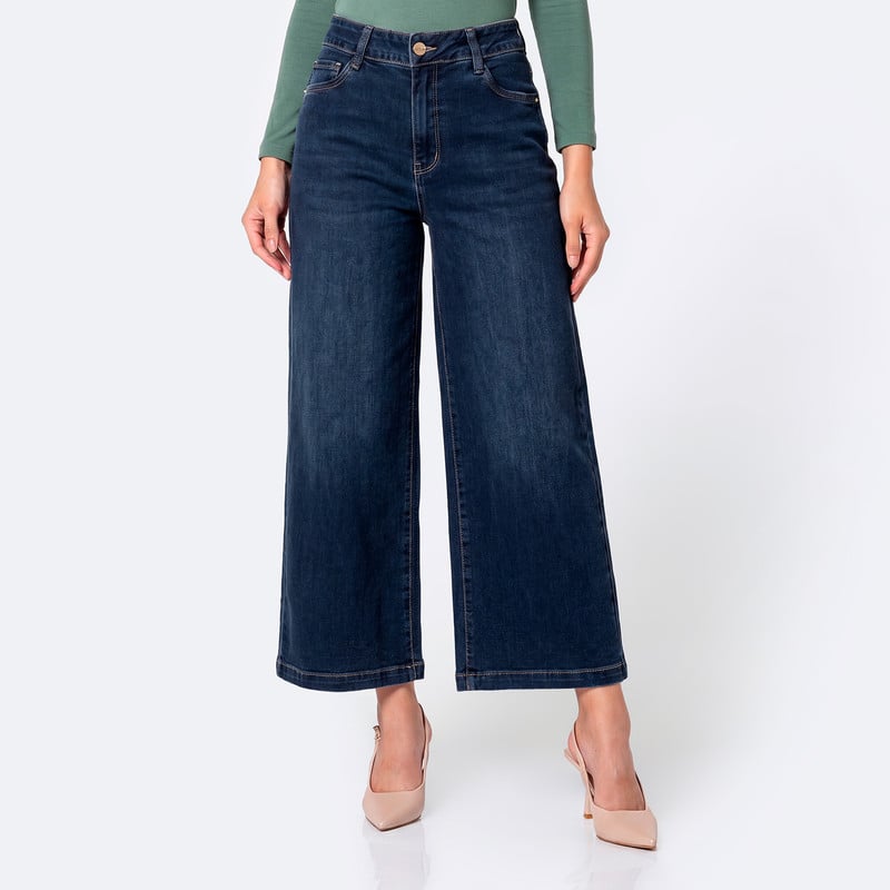PANTALON DENIM STRETCH MUJER LARAAH - 1