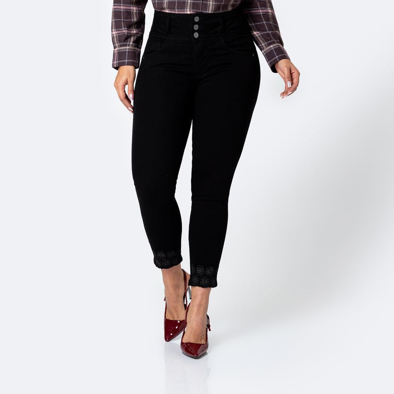 PANTALON DENIM STRETCH MUJER LETIIH - 1