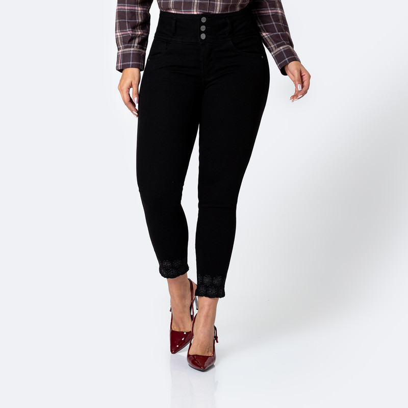 PANTALON DENIM STRETCH MUJER LETIIH - 1
