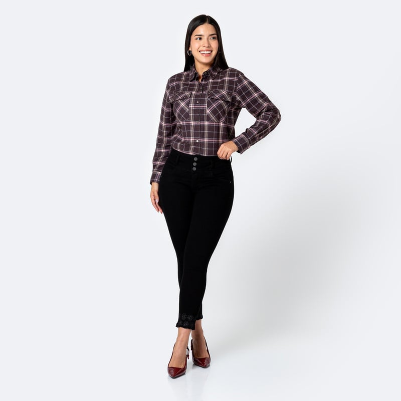 PANTALON DENIM STRETCH MUJER LETIIH - 2
