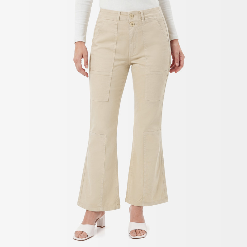PANTALON DRILL STRETCH MUJER JAYLYN - 1