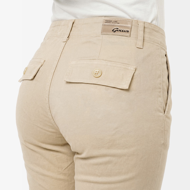 PANTALON DRILL STRETCH MUJER JAYLYN - 5