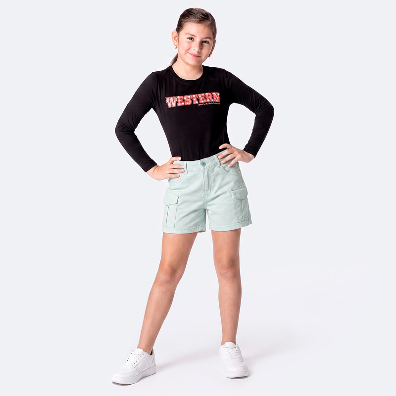 SHORT DRILL STRETCH NIÑA NOELIAA - 2